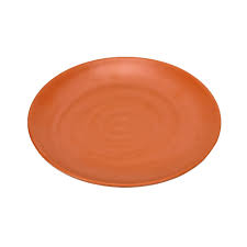 Lunch Plate Brown Melamine 13"